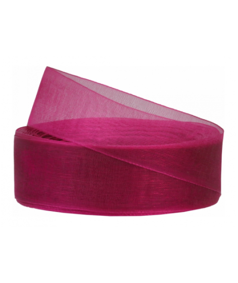 Panglică Organza Maxi 2.5 cm x 22.86 m, Vișină